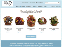 Tablet Screenshot of giftsfromthehearttn.com